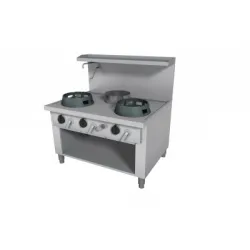 Wok gaz cooking stove with neutral cabinet 1200x900mm FS03120090BA