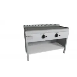 Gas smooth grill surface with neutral cabinet FRY-TOP FTSPS/2GK.BA