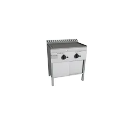Gas smooth grill surface with sliding doors FRY-TOP FTSPS/1G1PK.BC