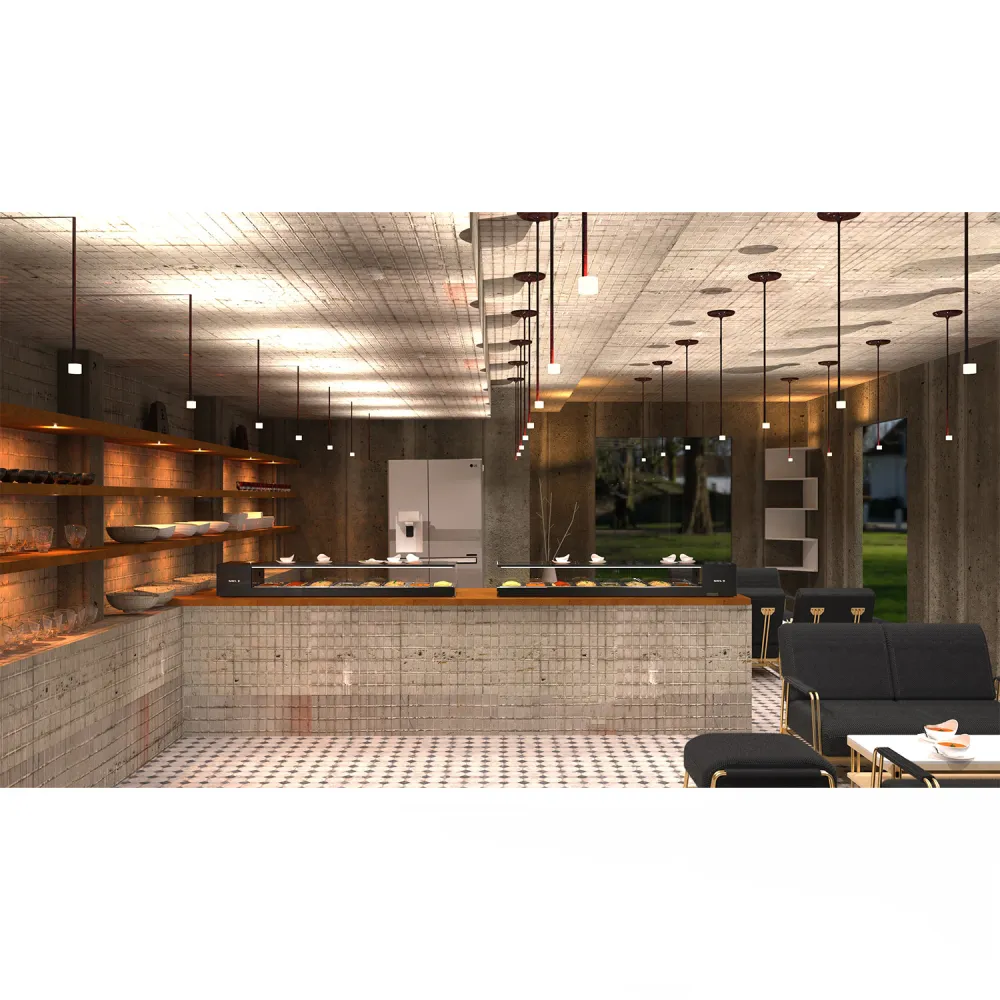 Refrigerated Display Cabinet for GN Containers LOGIC TRIPLE VTLG24-1