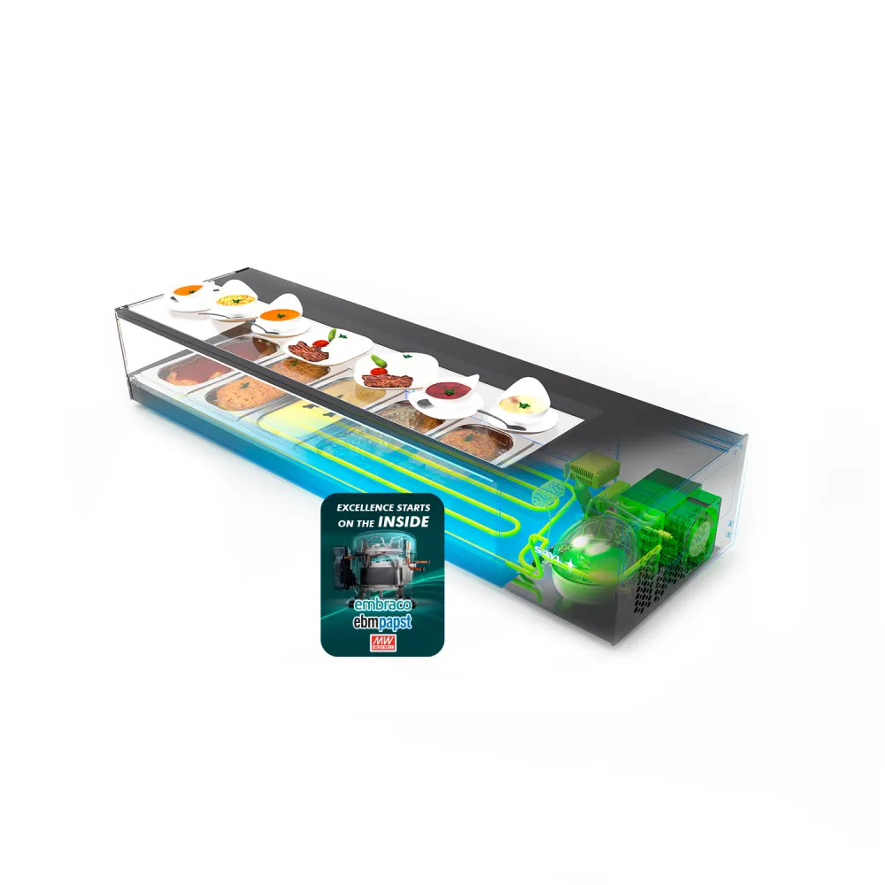 Refrigerated Display Cabinet for GN Containers LOGIC VTLG6