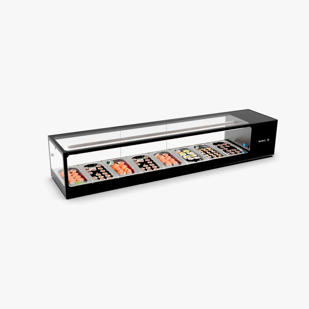 Cold display case for GN containers LOGIC SUSHI VTLG8S