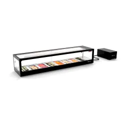 LOGIC SUSHI VTLG8SGR refrigerated display case with remote cooling unit
