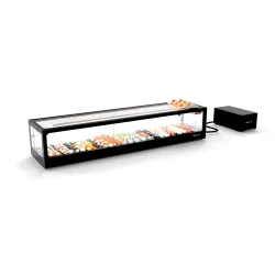 LOGIC SUSHI VTLG8SGRP refrigerated display case with remote cooling unit