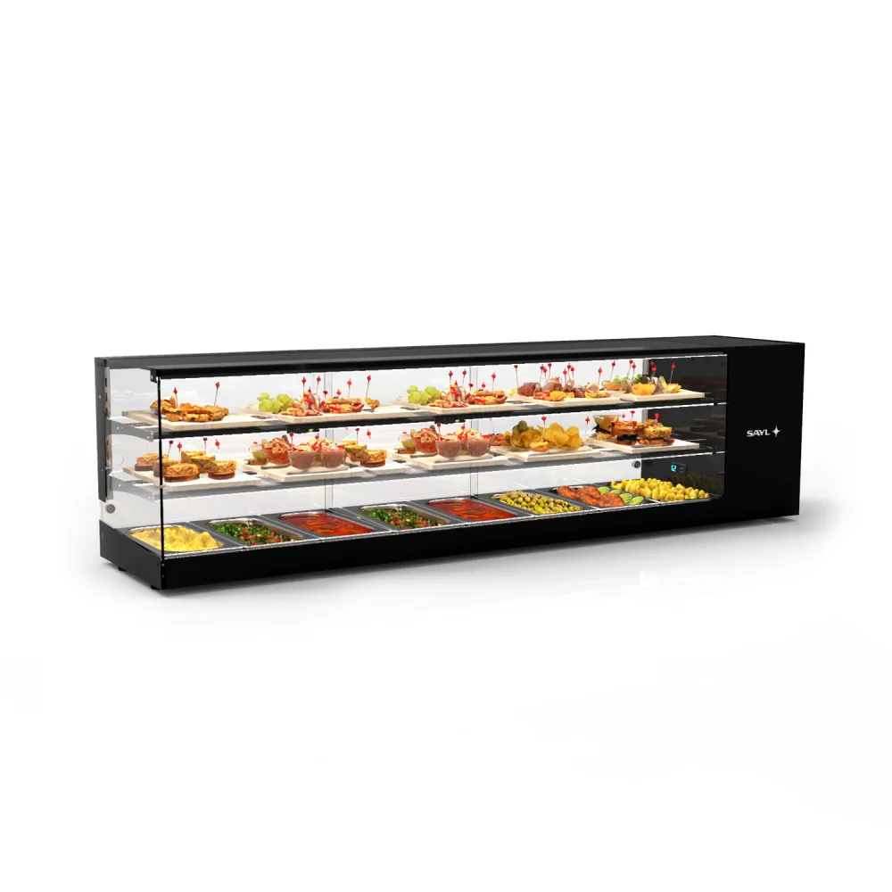 Refrigerated Display Cabinet for GN Containers LOGIC TRIPLE VTLG28-2