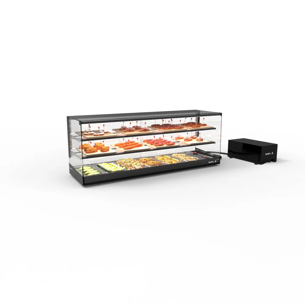 Refrigerated Display Cabinet with Refrigeration Unit LOGIC TRIPLE VTLG26GR-2
