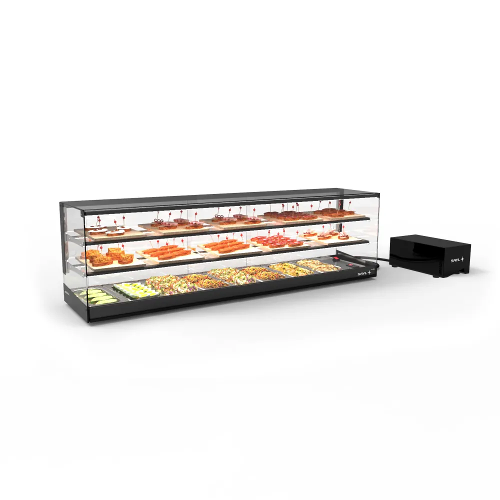 Refrigerated Display Cabinet with Refrigeration Unit LOGIC TRIPLE VTLG28GR-2