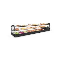 Refrigerated display case for GN trays KUBE VCKB8