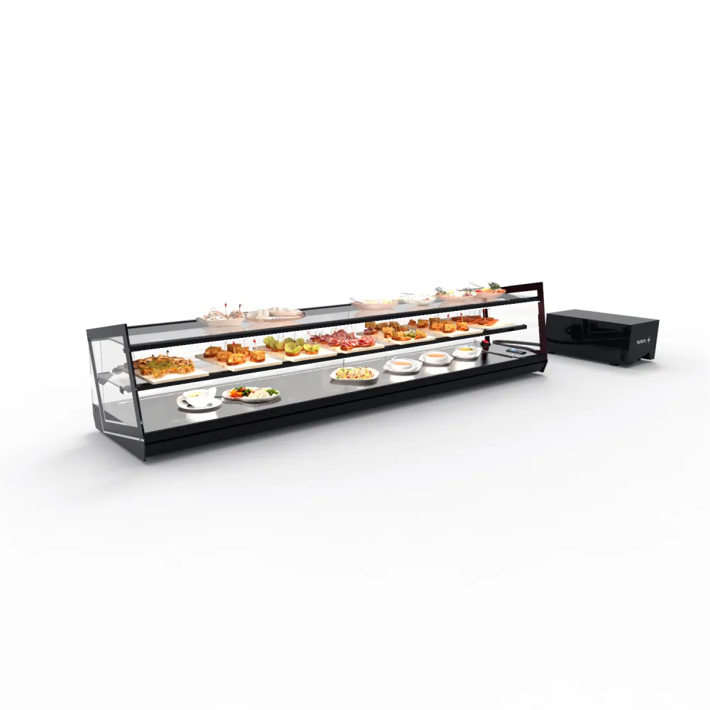 Refrigerated Display Cabinet with Refrigeration Unit KUBE REMOTO VCKB8GRP