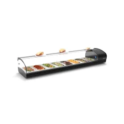 Refrigerated display case for GN trays SHARK 1P SK8