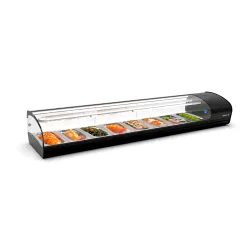 Refrigerated display case for GN trays SHARK SUSHI 1P SK8S