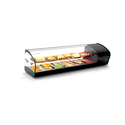 Refrigerated display case for GN trays SHARK COMPACTA 2P SK26