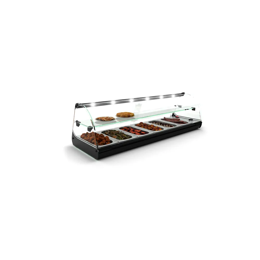 Hot Display Case for GN Containers CLASSIC 2P C26L