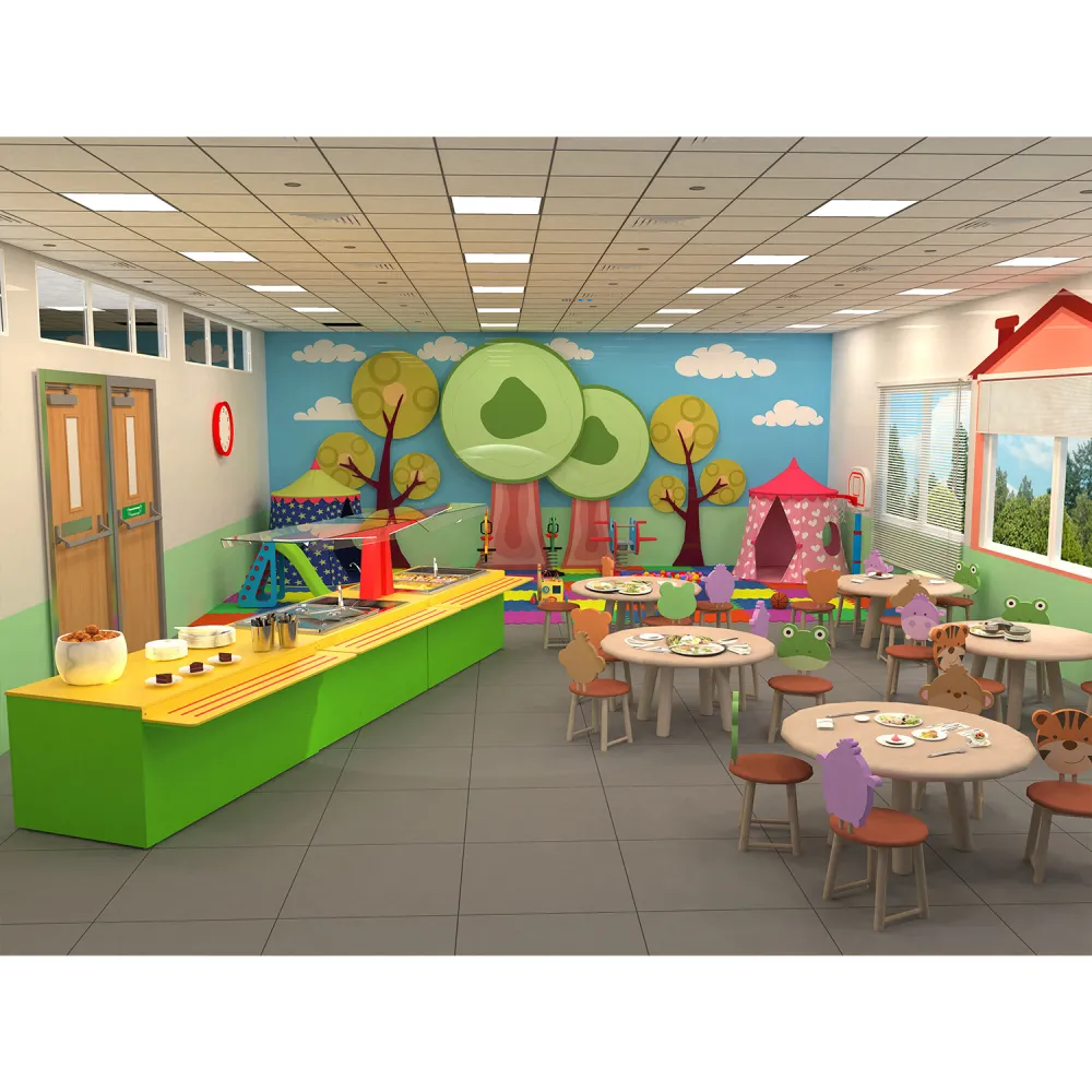 Buffet display case with neutral surface BUNV