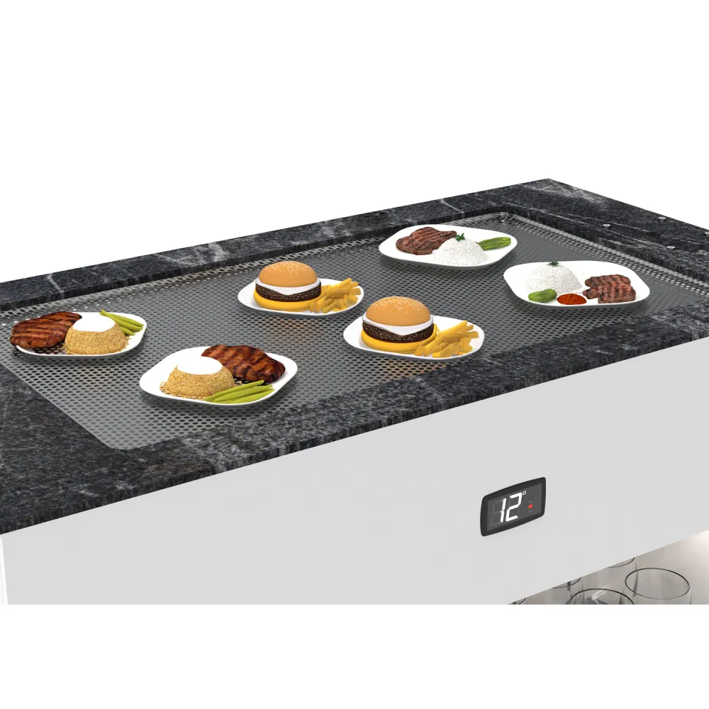 Buffet with heated surface BUS
