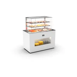 Heated buffet display case for GN containers BUB65V