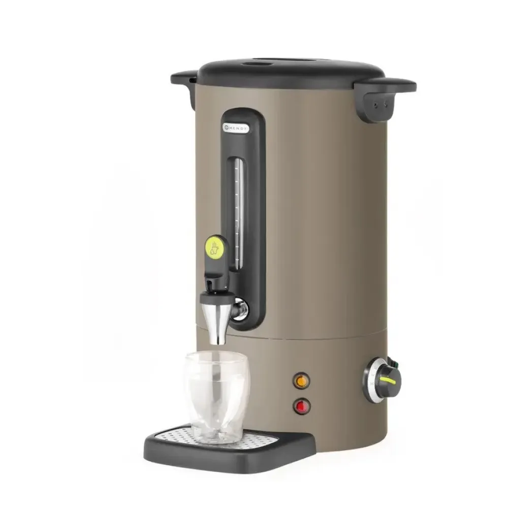 Hot beverage dispenser 9L, grey-brown, 307x330x(H)450mm