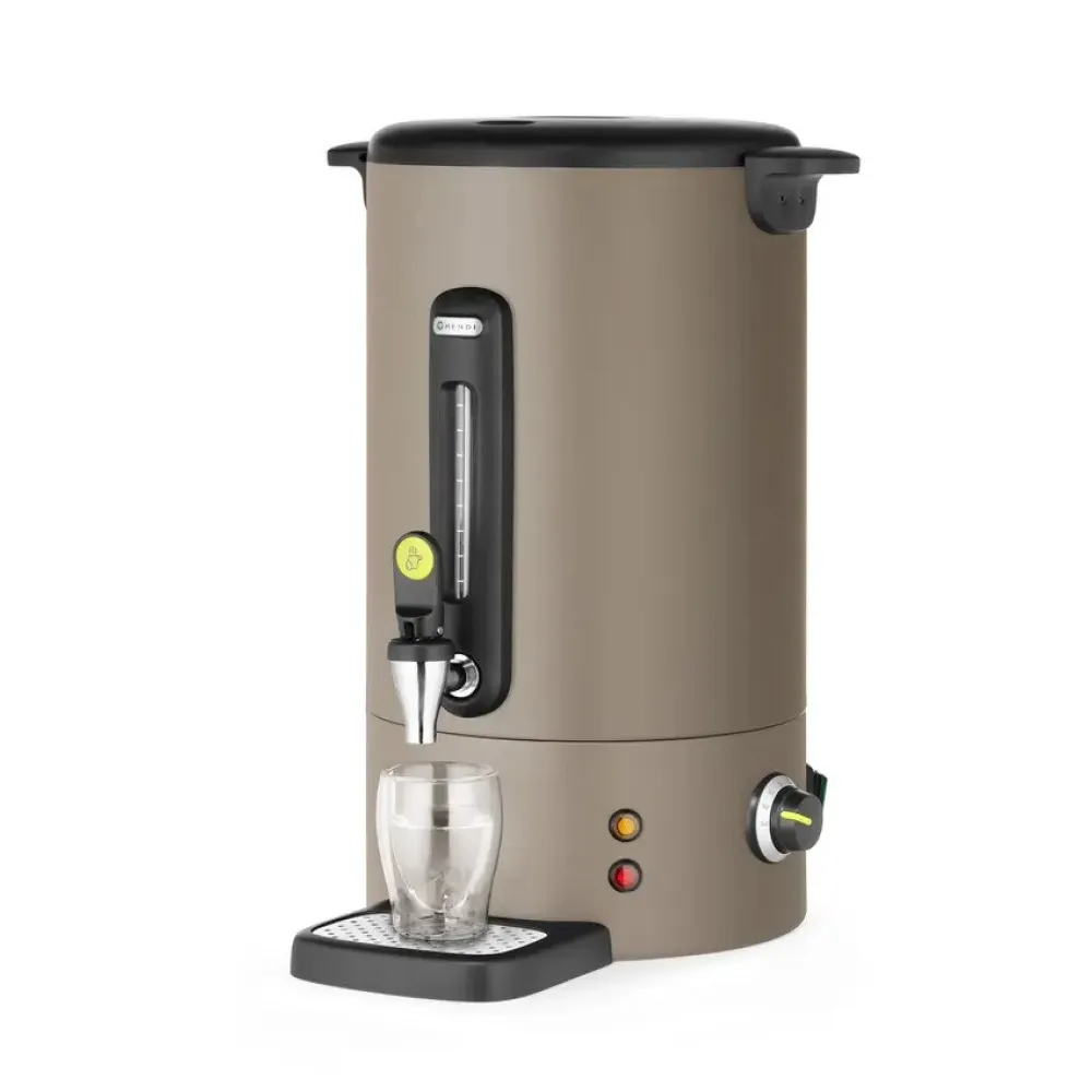 Hot beverage dispenser 14L, grey-brown, 357x380x(H)507mm