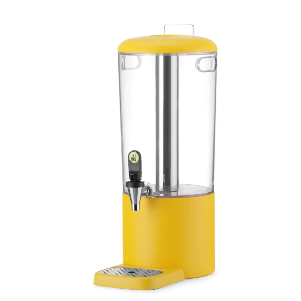 Juice dispenser 8 L, 318×216×(H)532 mm, yellow