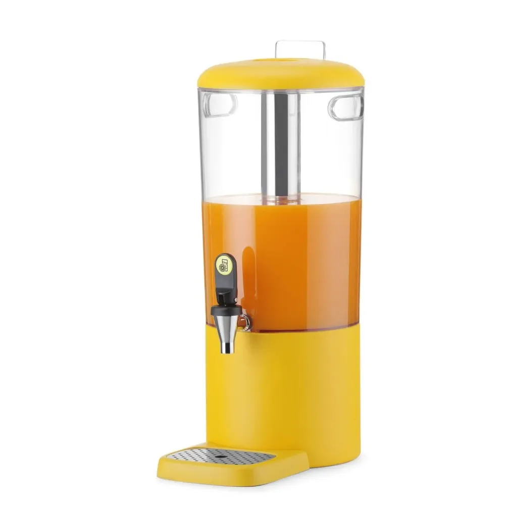 Juice dispenser 8 L, 318×216×(H)532 mm, yellow