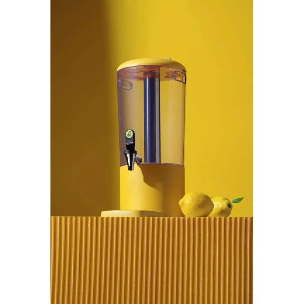 Juice dispenser 8 L, 318×216×(H)532 mm, yellow