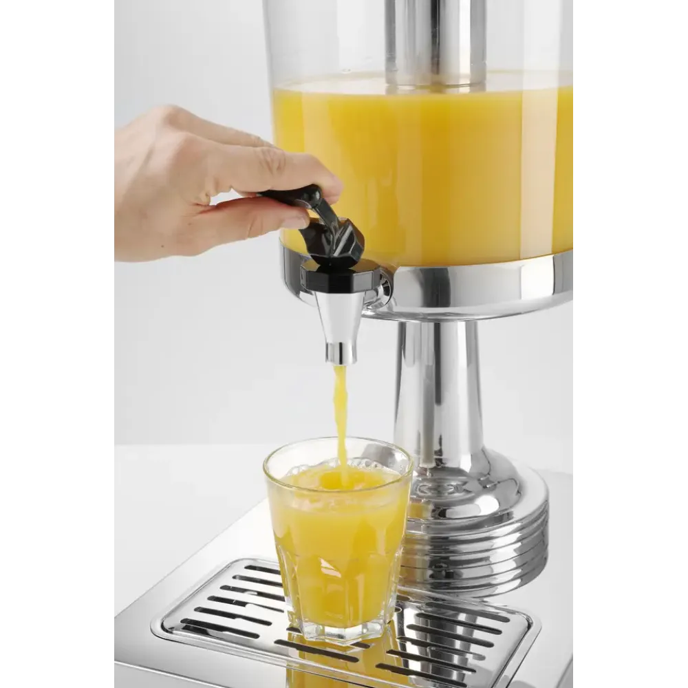 HENDI 8 Litre Juice Dispenser with Built-In Ice Cooling