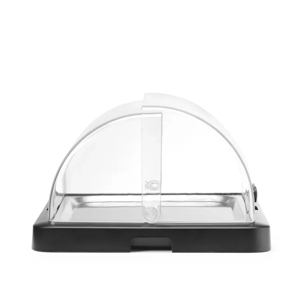 HENDI Cold Display Unit with Roll-Top Lid 460×355×220 mm Black
