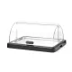 Cold display chafing dish with roll-top lid 460×355×(H)220 mm, black