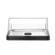 Cold display chafing dish with roll-top lid 460×355×(H)220 mm, black
