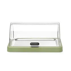 Cold display chafing dish with roll-top lid 460×355×(H)220 mm, green