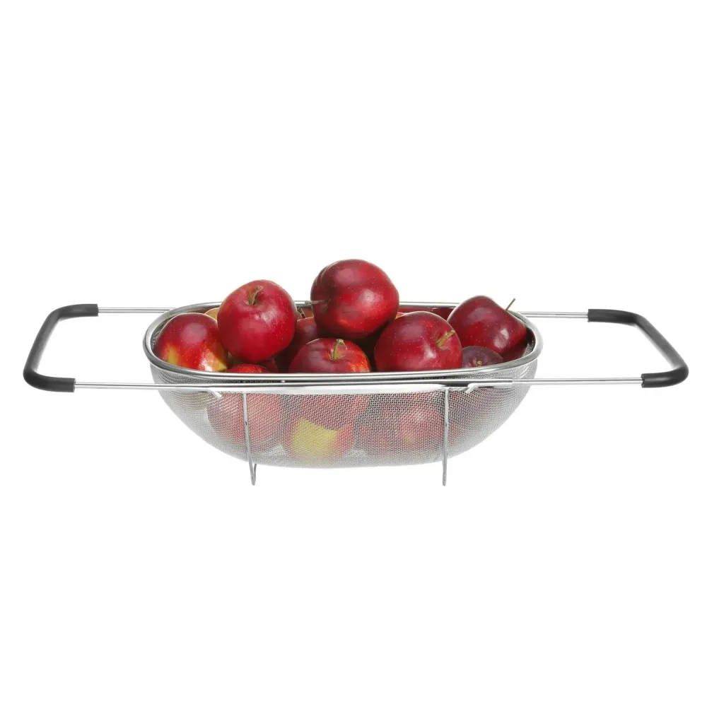 Extendable sink colander 360x240x(H)115mm