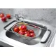 Extendable sink colander 360x240x(H)115mm