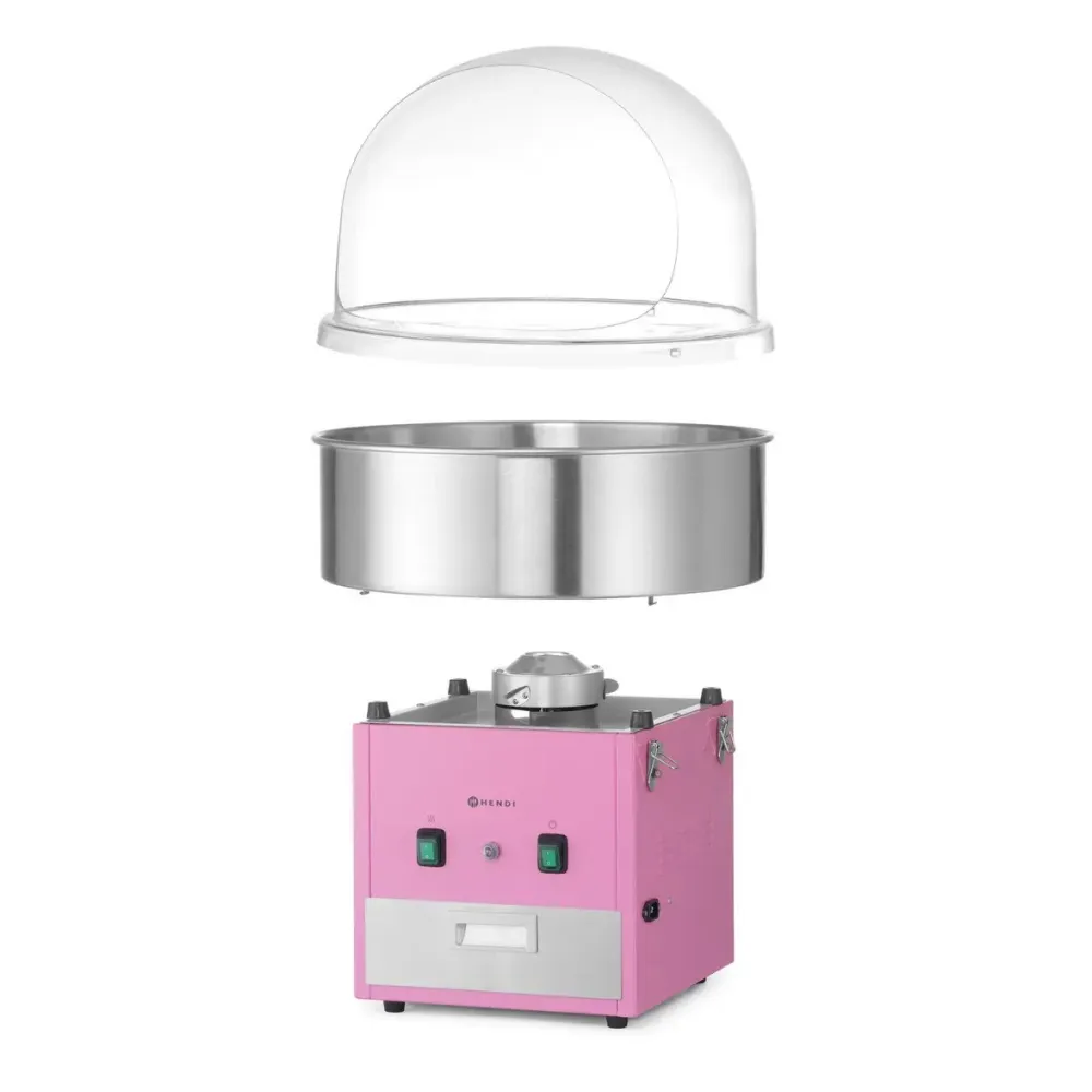 HENDI Pink Cotton Candy Machine for Professional Use