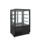 TEFCOLD CTF90B Pastry Display Cabinet with 3 Shelves and LED Lighting