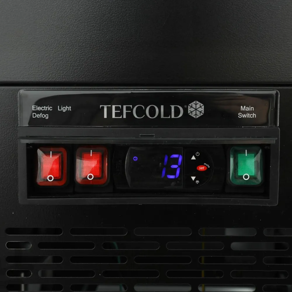 TEFCOLD CTF120B Pastry Display Cabinet with LED Lighting