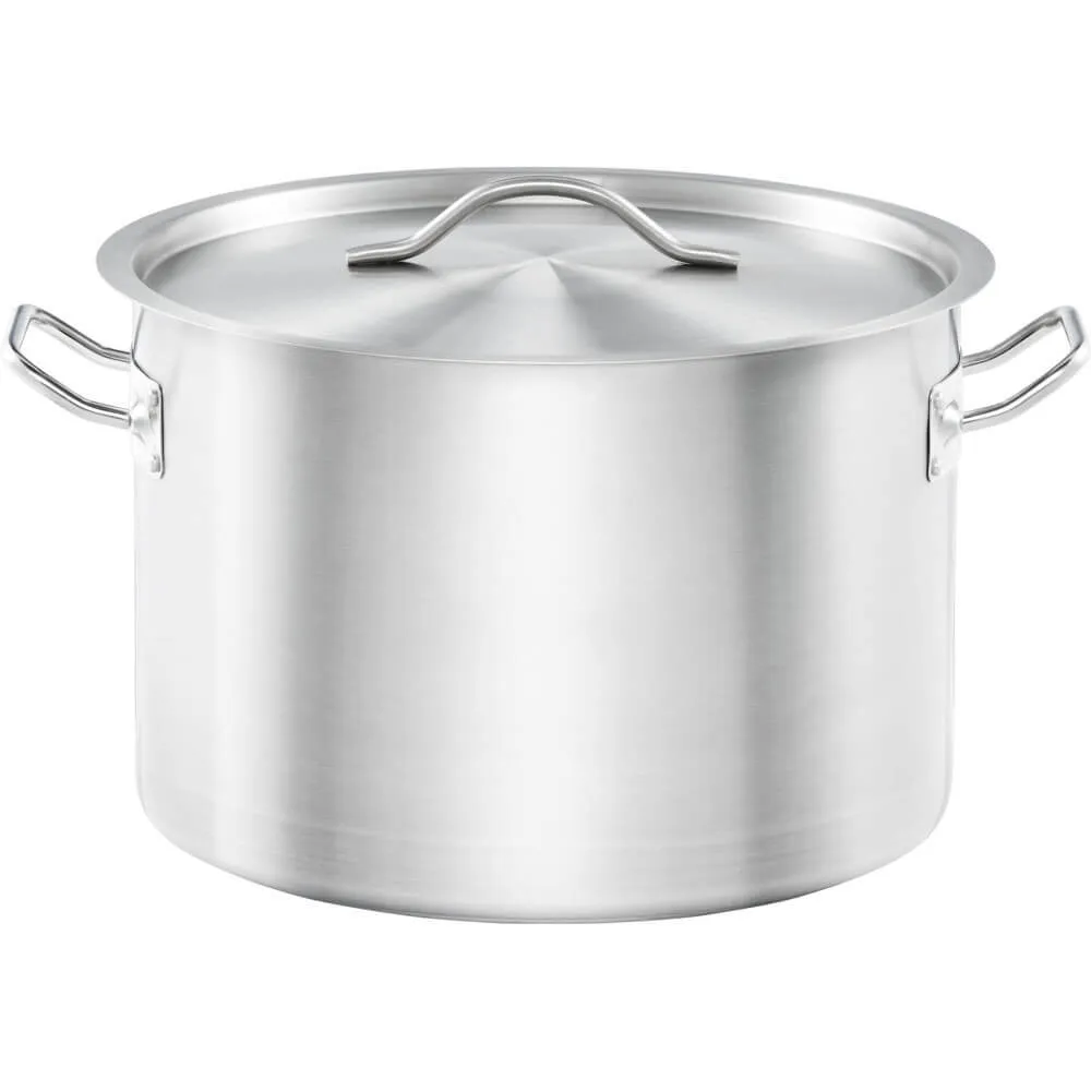 GREDIL 18 Litre Stainless Steel Cooking Pot with Lid 012326