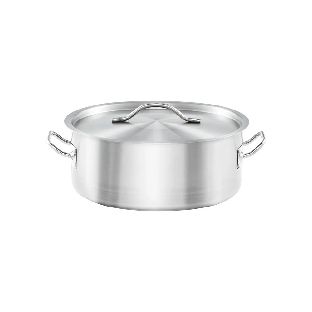 GREDIL 5.5 L Stainless Steel Cooking Pot with Lid