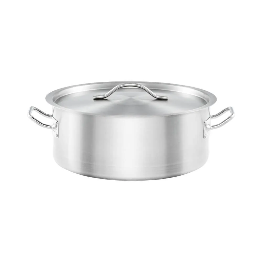 GREDIL 5.5 L Stainless Steel Cooking Pot with Lid
