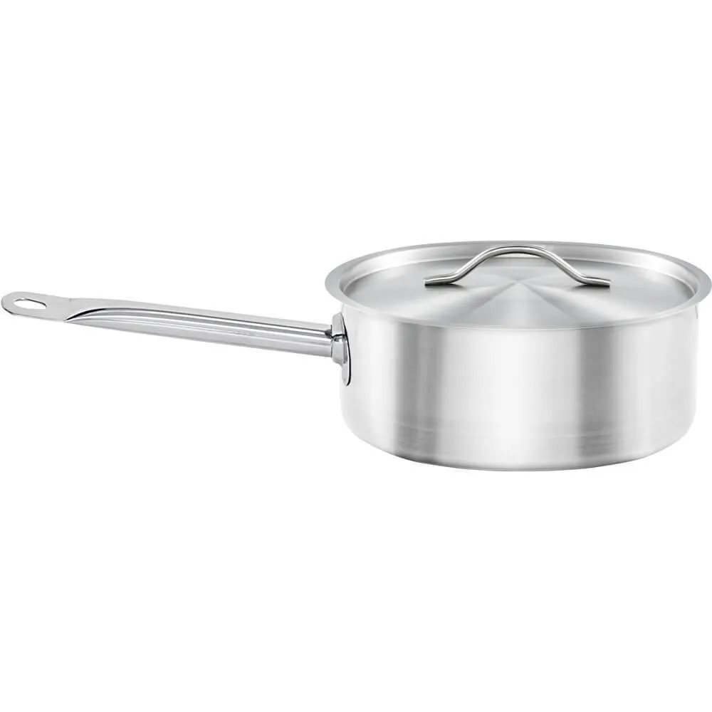 GREDIL 3.6 L Stainless Steel Saucepan with Lid