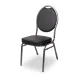Banquet Chair Eco-leather HERMANLUX in Black