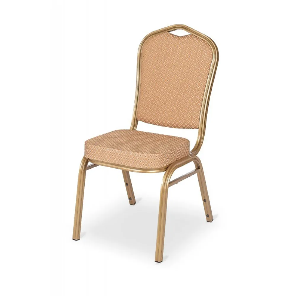 Banquet Chair MUSIC ROCK in Gold Flame Finish
