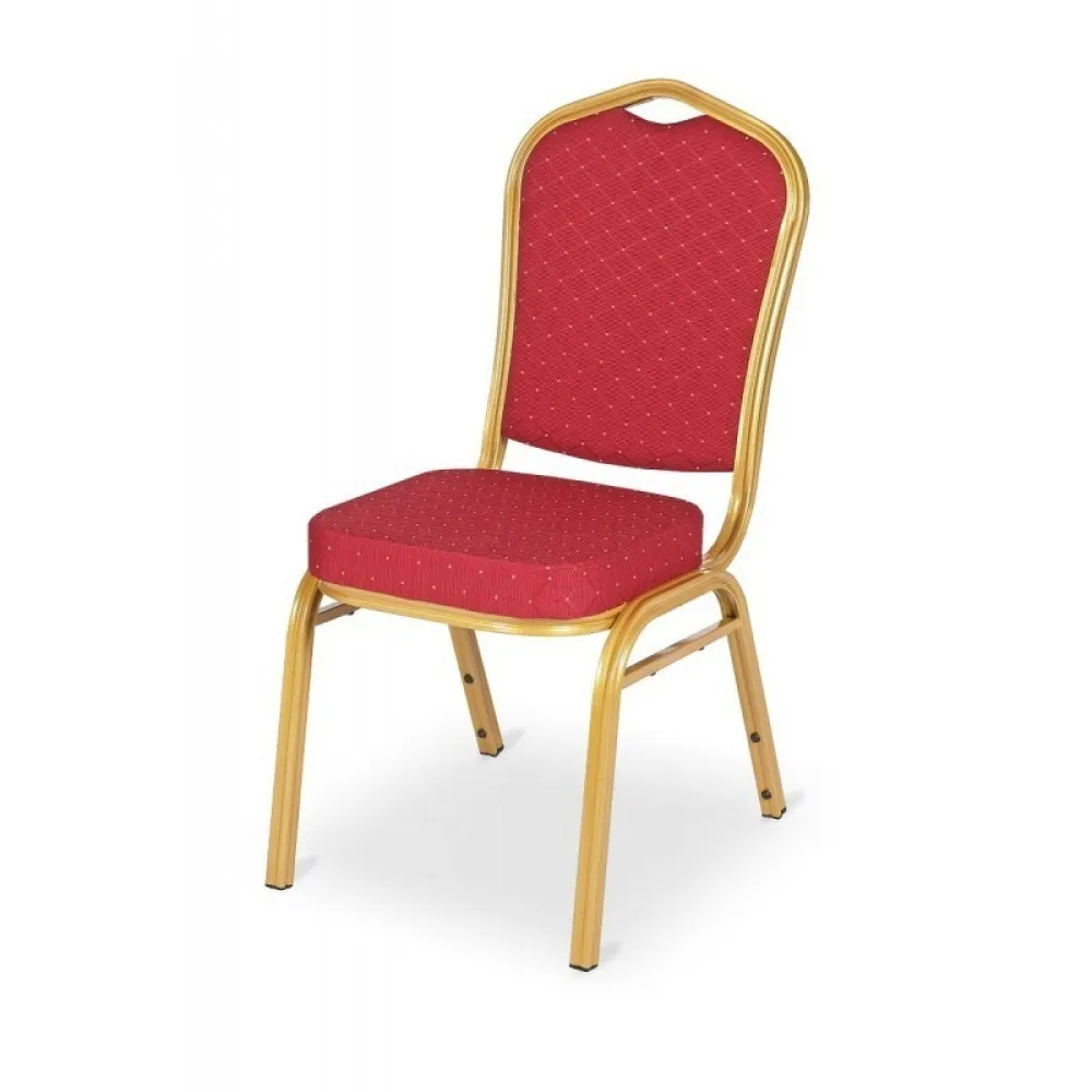Banquet Chair MUSIC JAZZ FIRE in Red & Gold
