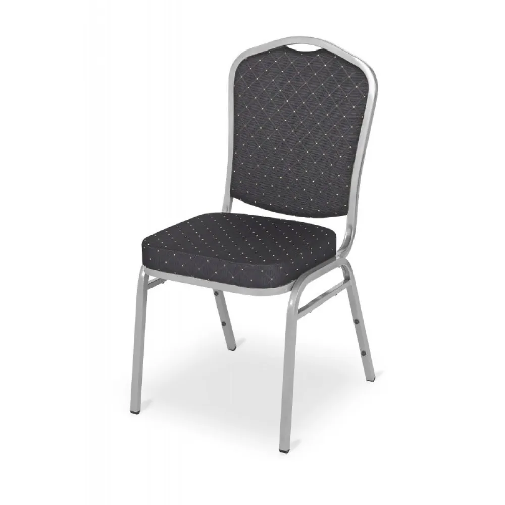 BHS.LV Banquet Chair ES 180 in Black and Silver