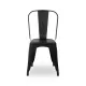 Chair PARIS TOLIX in Black Steel