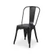Chair PARIS TOLIX in Black Steel