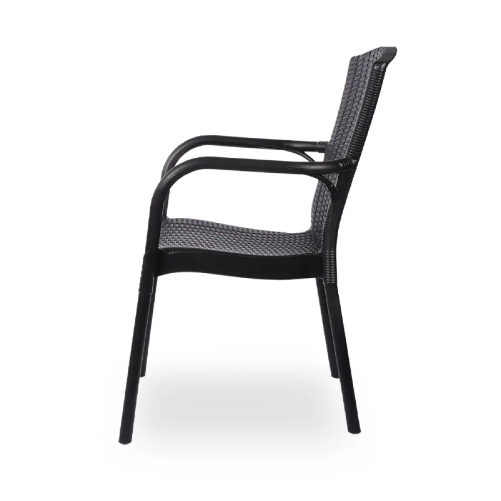 Chair ANDREA 110 in Black for Professional Outdoor Use