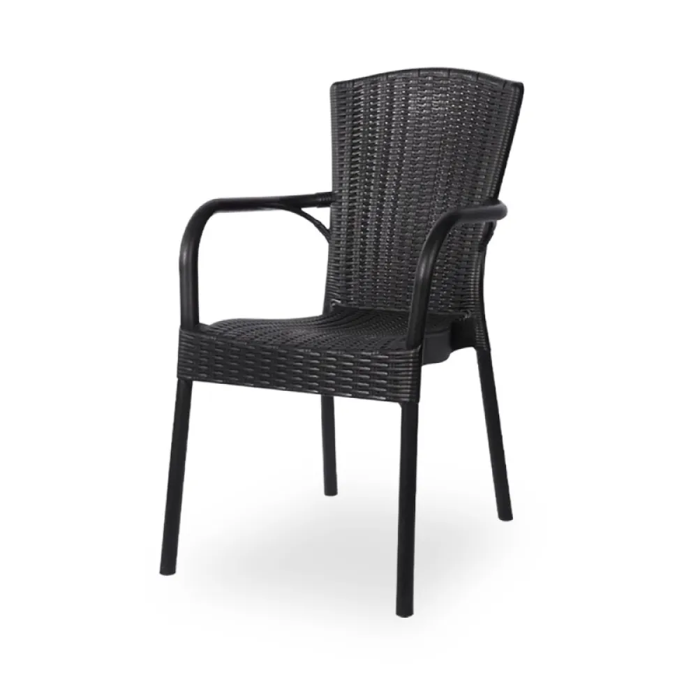 Chair ANDREA 110 in Black for Professional Outdoor Use