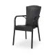 Chair ANDREA 110 in Black for Professional Outdoor Use