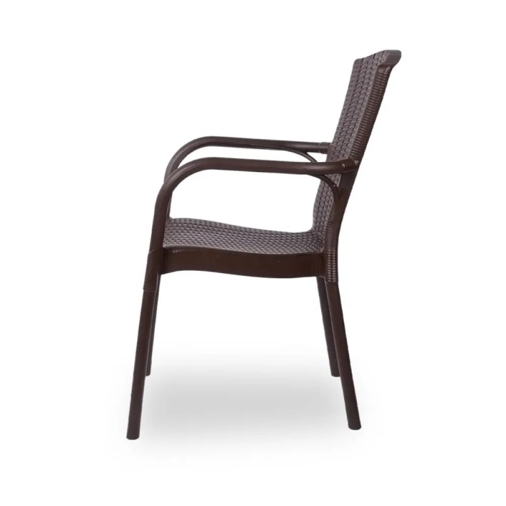 Chair ANDREA 210 in Brown for Professional Outdoor Use