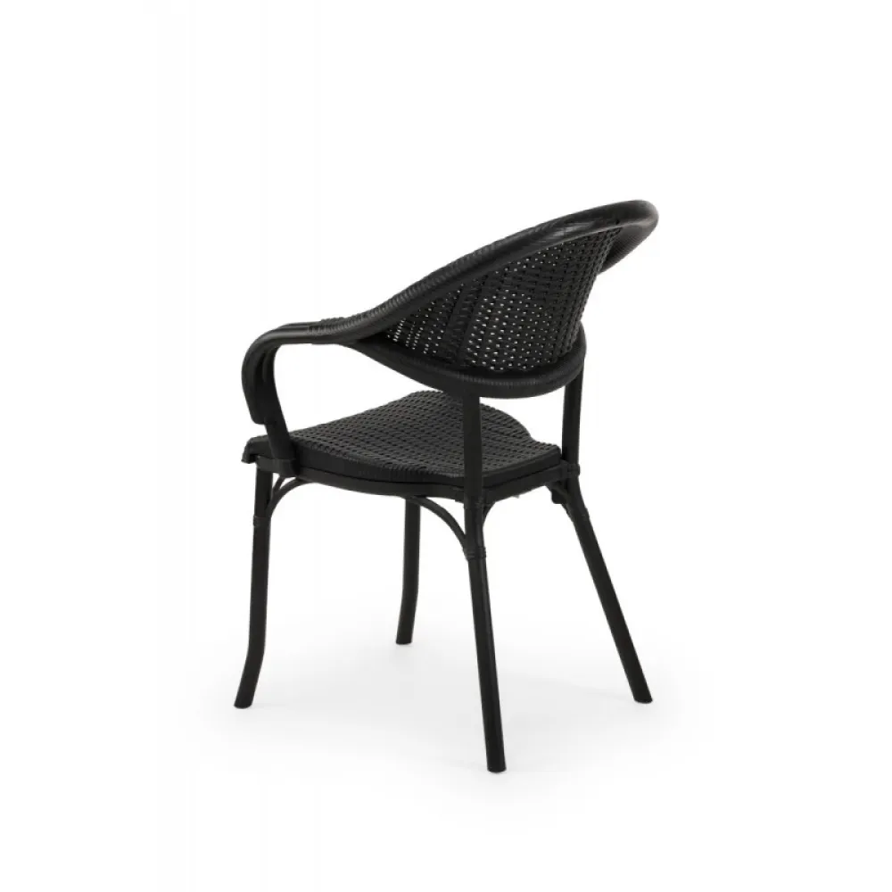 Chair MARCO 110 in Black for Professional Outdoor Use